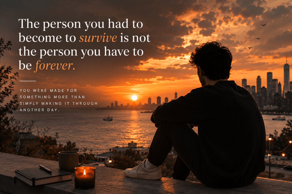 The Person You Had to Become to Survive Is Not the Person You Have to Be Forever